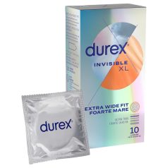 Durex Invisible XL - preservativo extra grande - 10 unidades