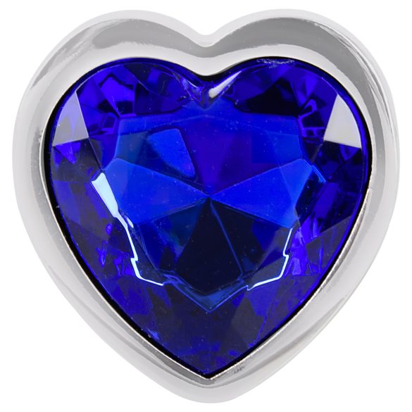 Magic Shiver - plug anal metálico com pedra azul