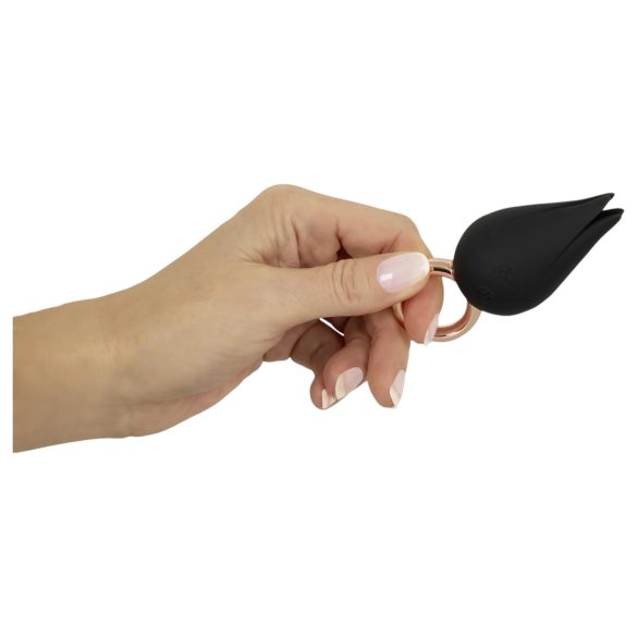 Belou - vibrador de dedo - silicone preto