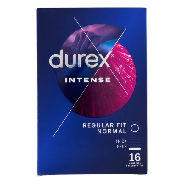 Durex Intense - preservativo texturizado com relevos e pontos - 16 unidades