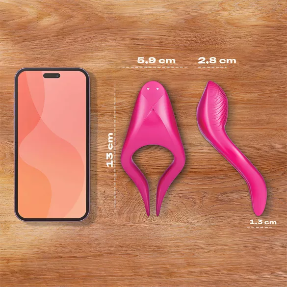 Durex Tease & Ride - vibrador ponto íntimo - silicone rosa
