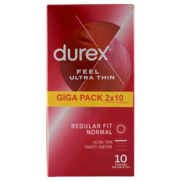 Durex - Preservativo ultra fino - sensação realista - 2x10 unidades