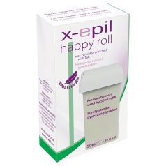 X-Epil Happy Roll - cera cartucho (50ml) - hipoalergênico