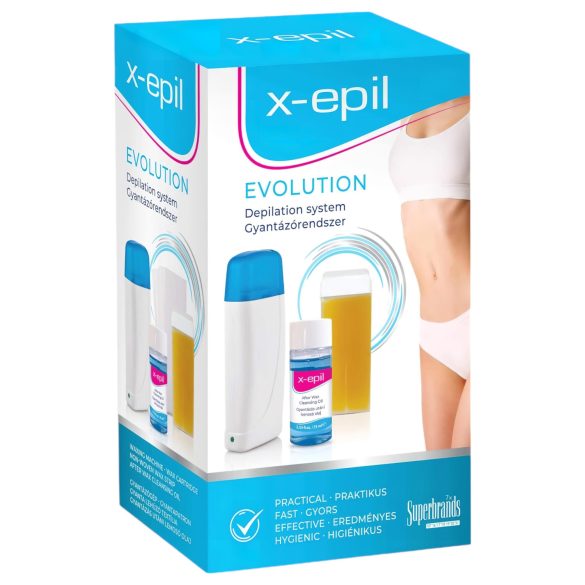 X-Epil Evolution - kit depilação cera