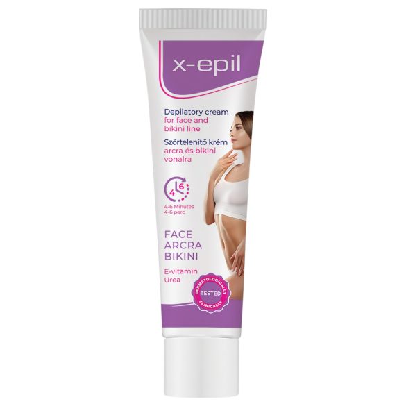 X-Epil - creme depilatório facial e virilha - 40ml