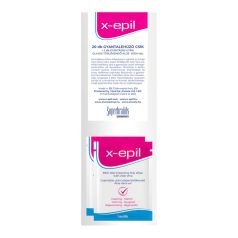   X-Epil - tiras depilatórias tecido (20un) + lenço removedor óleo (2un)