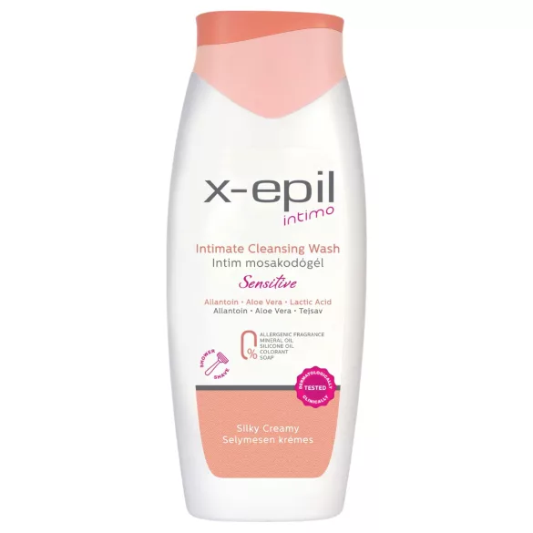X‑Epil Intimo Sensitive - gel de lavagem íntima sensível (400 ml)