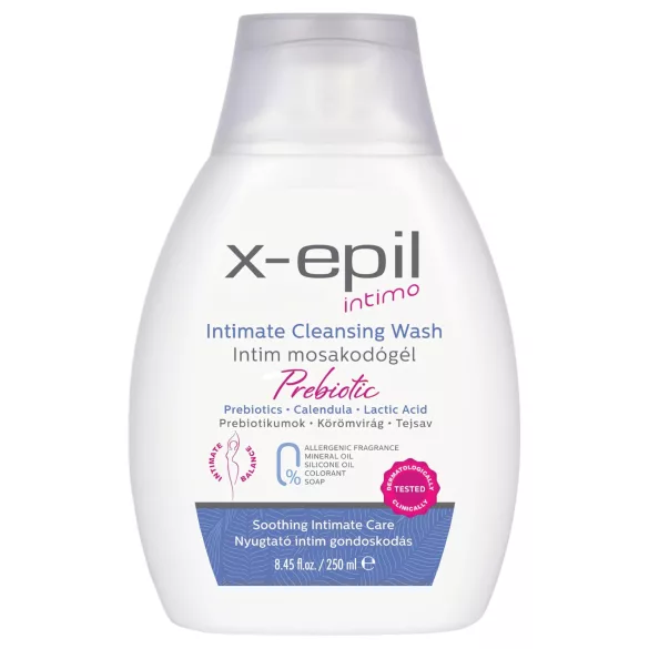 X-Epil Intimo Prebiotic - gel íntimo feminino - prebiótico - 250ml