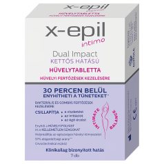   X-Epil Intimo Dual Impact - comprimido vaginal dupla ação - 7 unidades