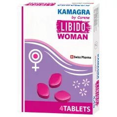   Kamagra by Carene Libido Woman - suplemento alimentar em comprimidos para mulheres - 4 unid.