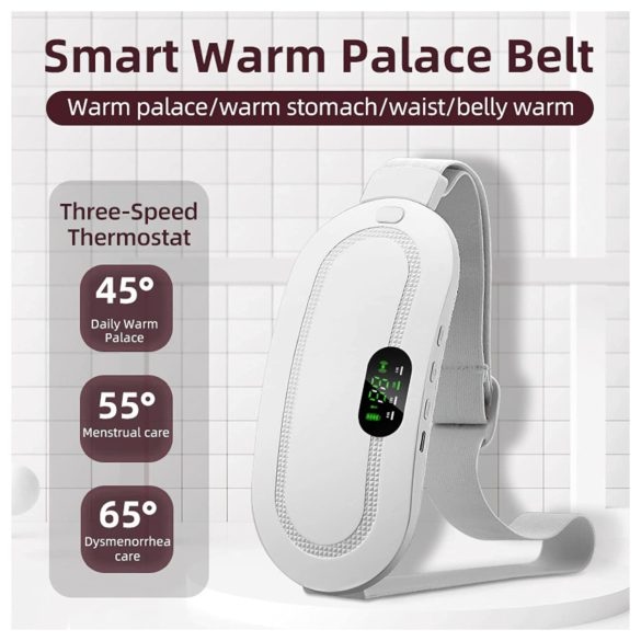 EMS - massageador menstrual recarregável - branco