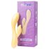 Desejo de Orvalho Desirel - Vibrador Inteligente com Estimulador de Clitóris (Amarelo)