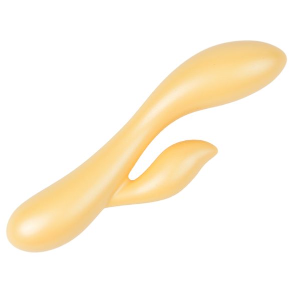 Desejo de Orvalho Desirel - Vibrador Inteligente com Estimulador de Clitóris (Amarelo)