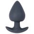 Desirel Obsidian - vibrador anal inteligente - silicone preto