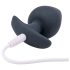 Desirel Obsidian - vibrador anal inteligente - silicone preto