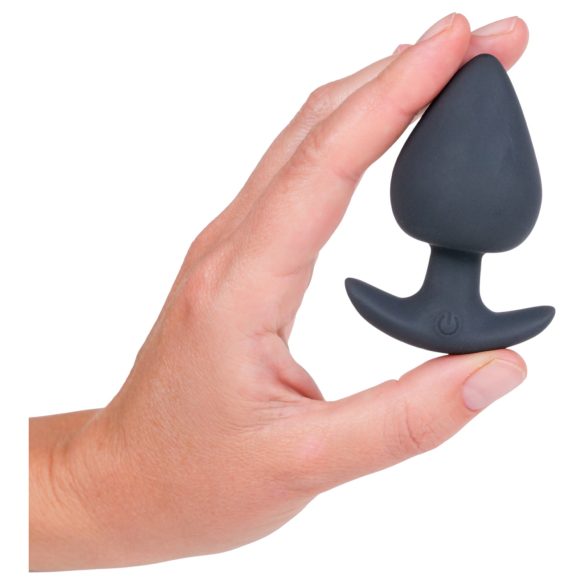 Desirel Obsidian - vibrador anal inteligente - silicone preto