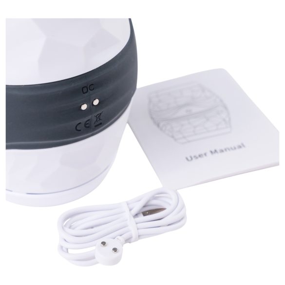 Desirel Grip Master - masturbador masculino apertado - silicone cinza