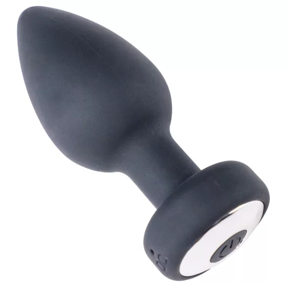 Desirel Easy Obsidian - vibrador anal recarregável controle remoto preto