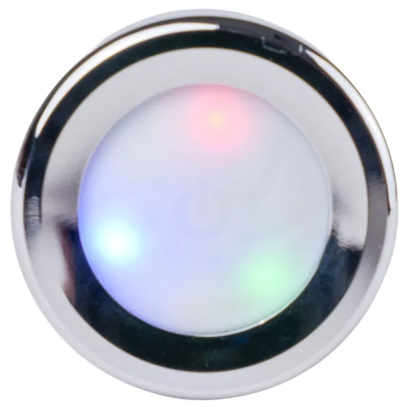 Desirel GlowPlug - plug anal iluminado pequeno - prata