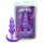 Desirel - plug anal com esferas - silicone roxo