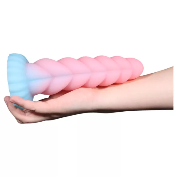 OgazR - dildo unicórnio luminoso - 22cm - multicolorido