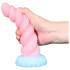 OgazR - dildo unicórnio luminoso - 22cm - multicolorido
