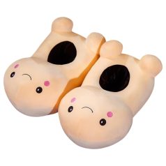 Chinelo pênis - pelúcia - bege