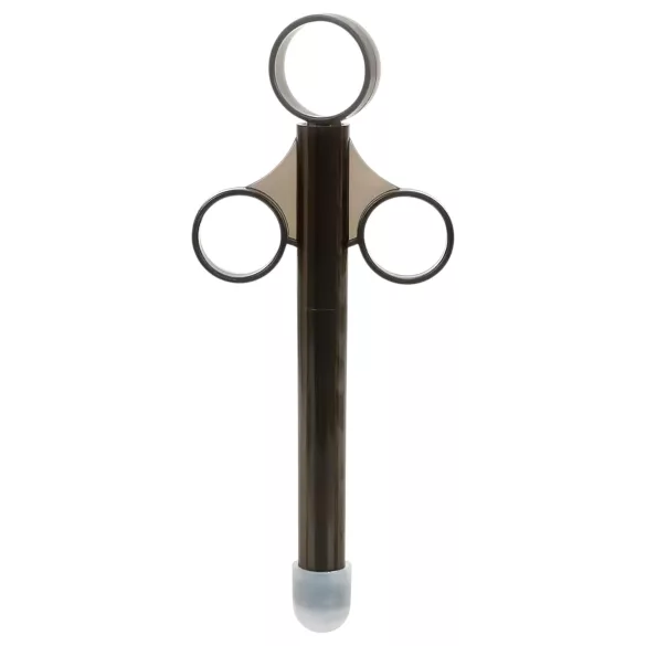 Aplicador de lubrificante tipo seringa - preto