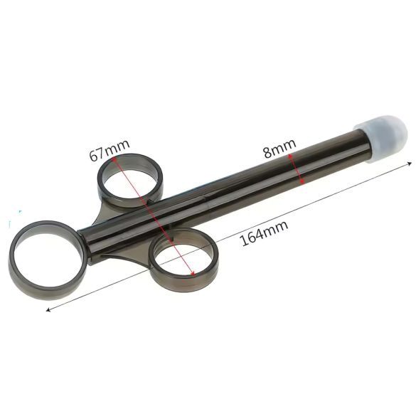 Aplicador de lubrificante tipo seringa - branco