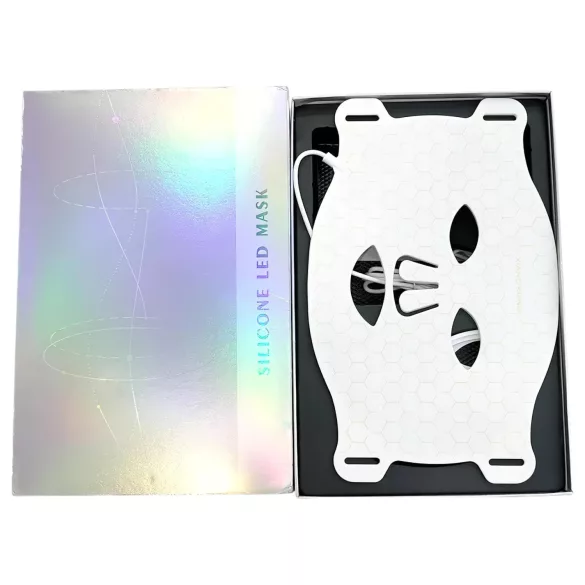 Máscara Facial LED Rejuvenescedora Foton (4 Modos de Fototerapia)