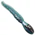 Monster Fuck - vibrador com tentáculos - silicone verde