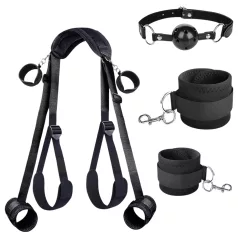 Lonely - conjunto de algemas BDSM (preto)