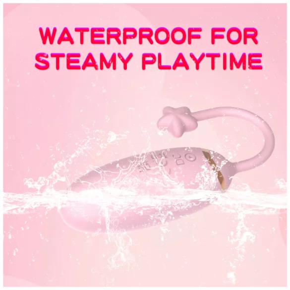 Funny Me - ovo vibratório controlado por app - silicone rosa