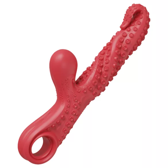 Monster Fuck - vibrador com estimulador de clitóris tipo polvo