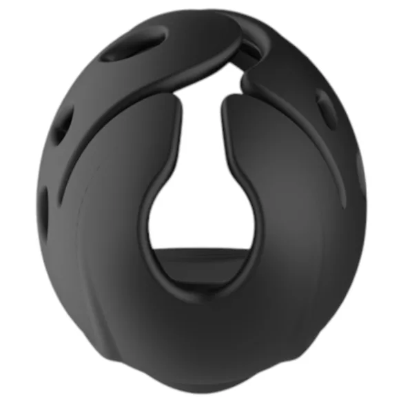 Biu-Biu - vibrador peniano - estímulo potente - silicone preto