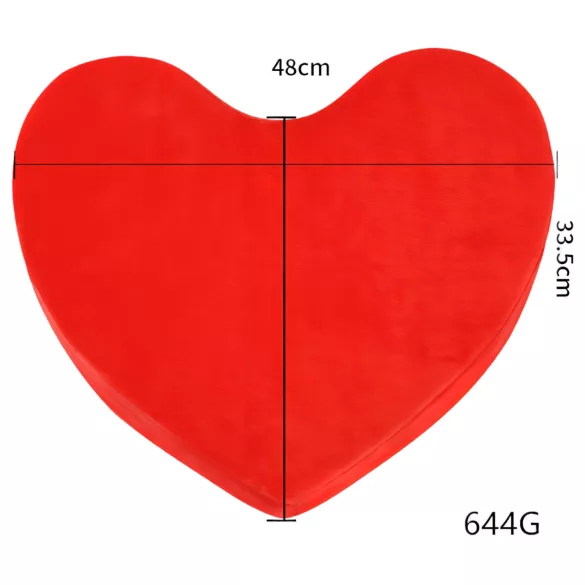 Desirel Magic Pillow - almofada sexual em forma de coração (vermelha)