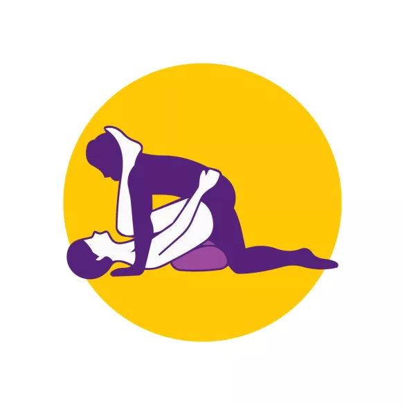 Desirel Magic Pillow - almofada sexual em forma de coração (vermelha)