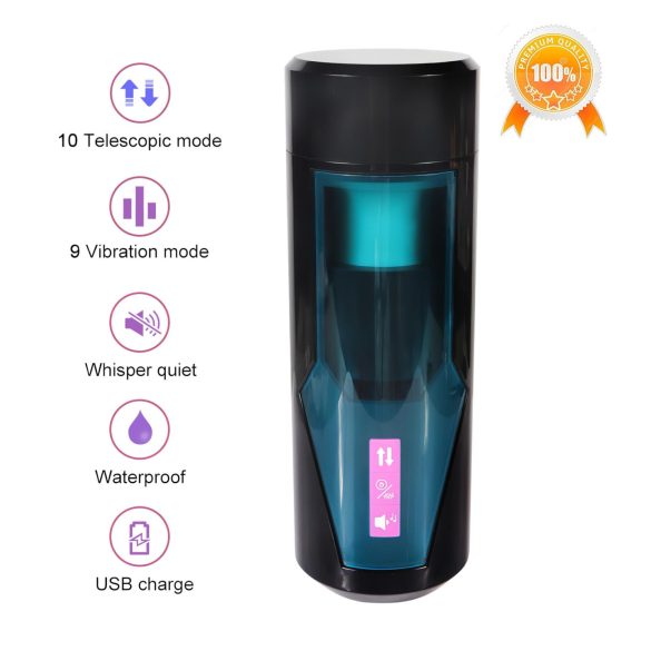 Lonely - masturbador masculino com movimento e som - preto