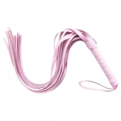 Sunfo - chicote de couro sintético - rosa