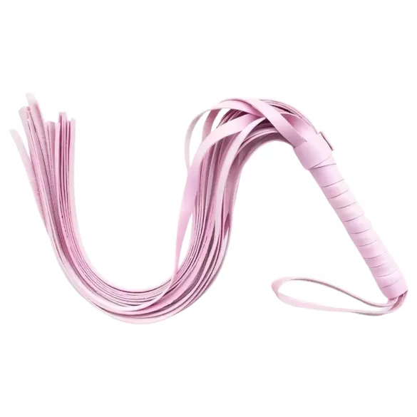 Sunfo - chicote de couro sintético - rosa