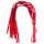 Sunfo - chicote erótico couro sintético - vermelho