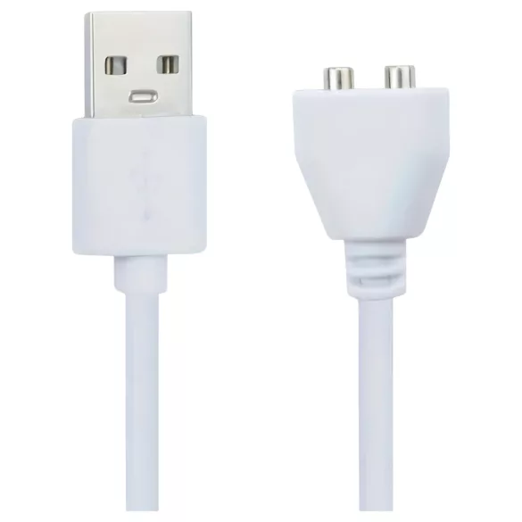 Pleasure Charge Loveline - cabo de carregamento USB magnético (branco)