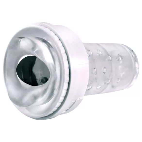 PDX Roto-Bator - masturbador boca vibratório - branco