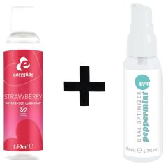 Sexo oral - kit para casais - gel e lubrificante