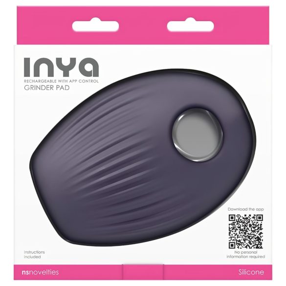 Inya Grinder Pad - vibrador almofada inteligente - silicone roxo