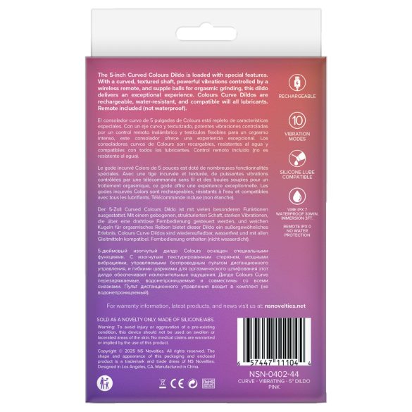 NS Novelties - Estimulador de Clitóris e Vibrador de Ponto G 2 em 1 (rosa)