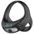 AlvUp - anel peniano e escrotal vibratório - silicone preto
