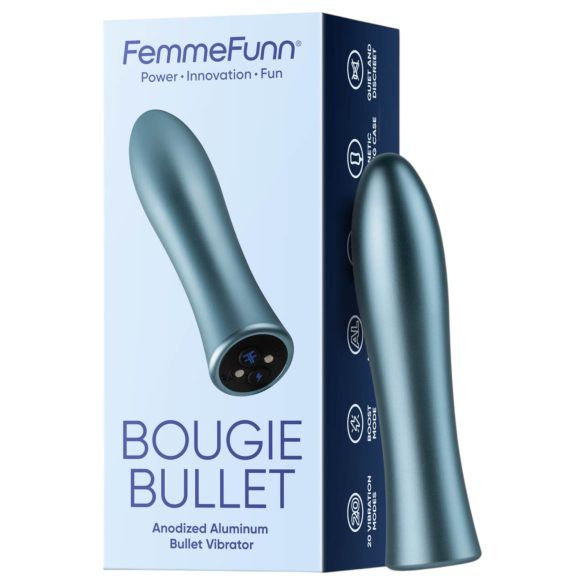 FemmeFunn Bougie - vibrador premium alumínio prateado