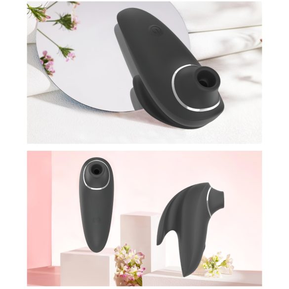 AlvUp - vibrador de sucção clitoriana com ondas de ar - preto