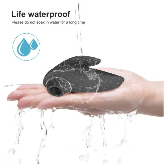 AlvUp - vibrador de sucção clitoriana com ondas de ar - preto